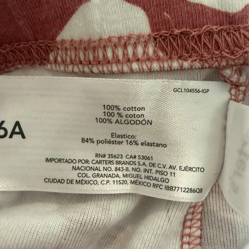 Carter's Girls' 4-Piece Polar Bear Pajama Set 6/6A for Fall & Winter One Fleece - Picture 9 of 13